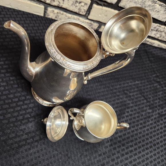 International Silver Company "Camille" silverplate 2pc Teapot Set #6001, #6003 - Picture 5 of 7
